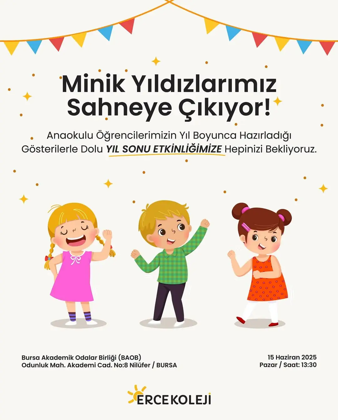 Minik Yıldızlarımız Sahnede