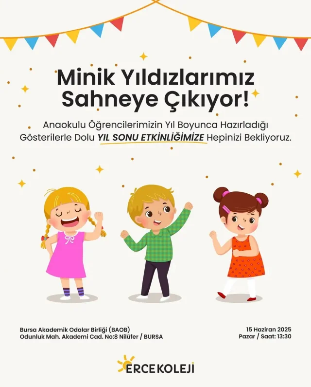 Minik Yıldızlarımız Sahnede